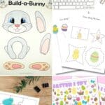 A collage of Printable Easter Activities