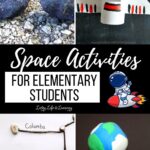 A collage of Space Activities for Elementary Students