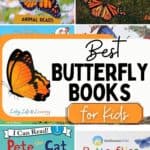 A collage of the Best Butterfly Books for Kids