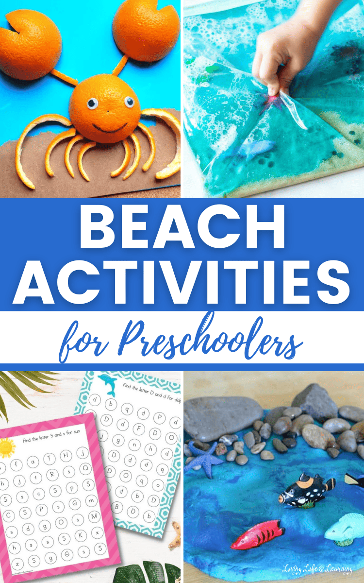 Images of beach activities for preschoolers
