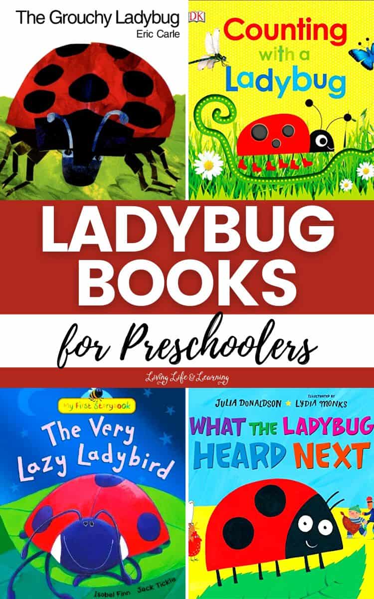 A collage of Ladybug Books for Preschoolers