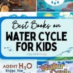 A collage of the Best Books on Water Cycle for Kids