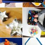 A collage of Outer Space Activities for Preschoolers