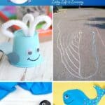 A collage of Whale Activities for Preschoolers