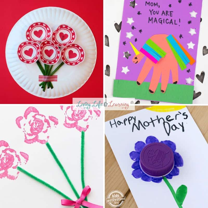 photos of Mother's day crafts for kindergarten