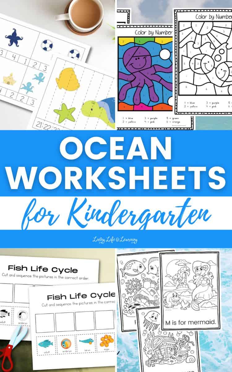 Ocean Worksheets for Kindergarten