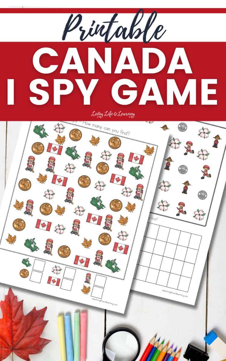 Printable Canada I Spy Game