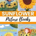 A collage of Sunflower Picture Books