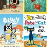 A collage of Beach Books for Kindergarten