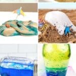 A collage of Beach Science Experiments