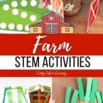 A collage of Farm STEM Activities