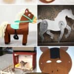 A collage of Horse Crafts for Kids