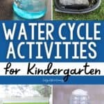 Water Cycle Activities for Kindergarten Images