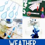 collage of Weather Activities for First Grade