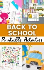 Back To School Printable Activities
