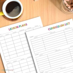 Homeschool Planner for Multiple Students
