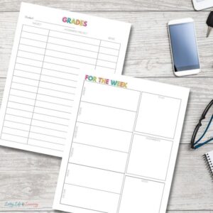 Homeschool Tracker Printable