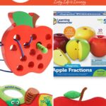 A collage of Apple Toys for Toddlers
