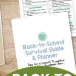 Two Back To School Guide and Planner on table