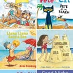 A collage of Beach Books for Preschoolers