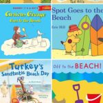A collage of Beach Books for Preschoolers