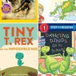 A collage of Dinosaur Books for Preschool