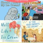 A collage of Ice Cream Books for Preschoolers