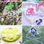 A collage of Summer Homeschool Ideas