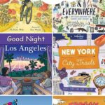 A collage of Travel Books for Kids