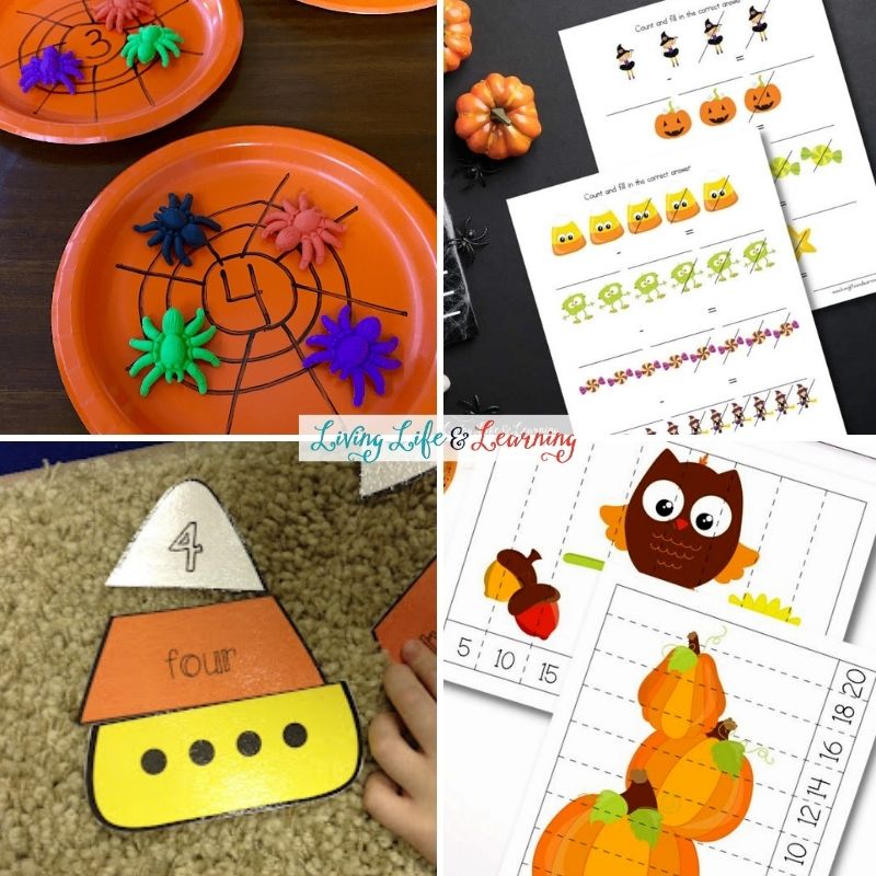 Fall Math Activities for Kindergarten