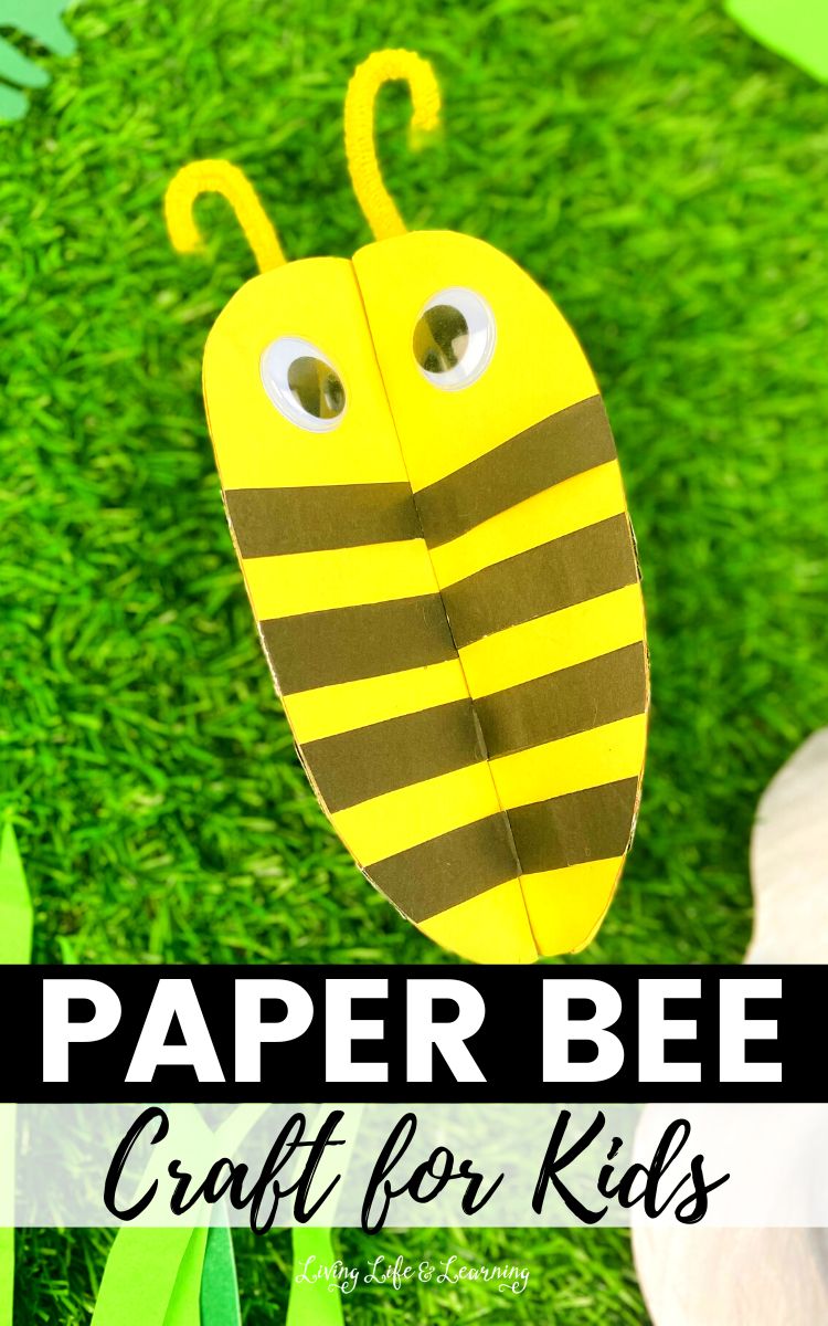 Paper Bee Craft for Kids