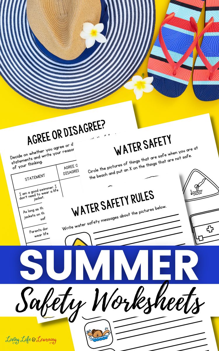 Summer Safety Worksheets