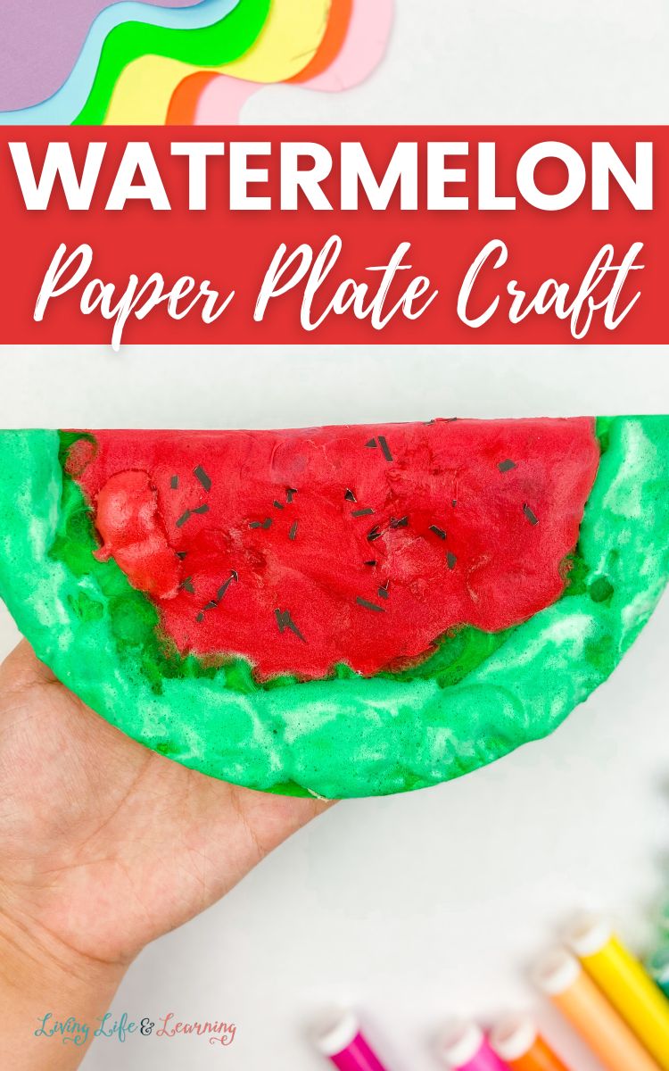 Watermelon Paper Plate Craft