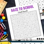 Back to School Word Search Printable