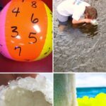 A collage of Beach STEM Activities