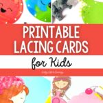 Printable Lacing Cards for Kids