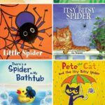 A collage of Spider Books for Toddlers