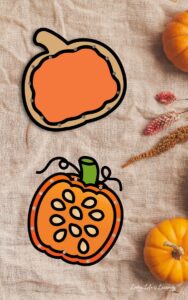 Pumpkin Lacing Card Printable