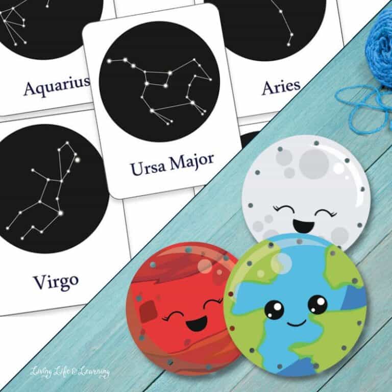 Printable Lacing Cards for Kids