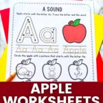 Apple Worksheets for Kindergarten