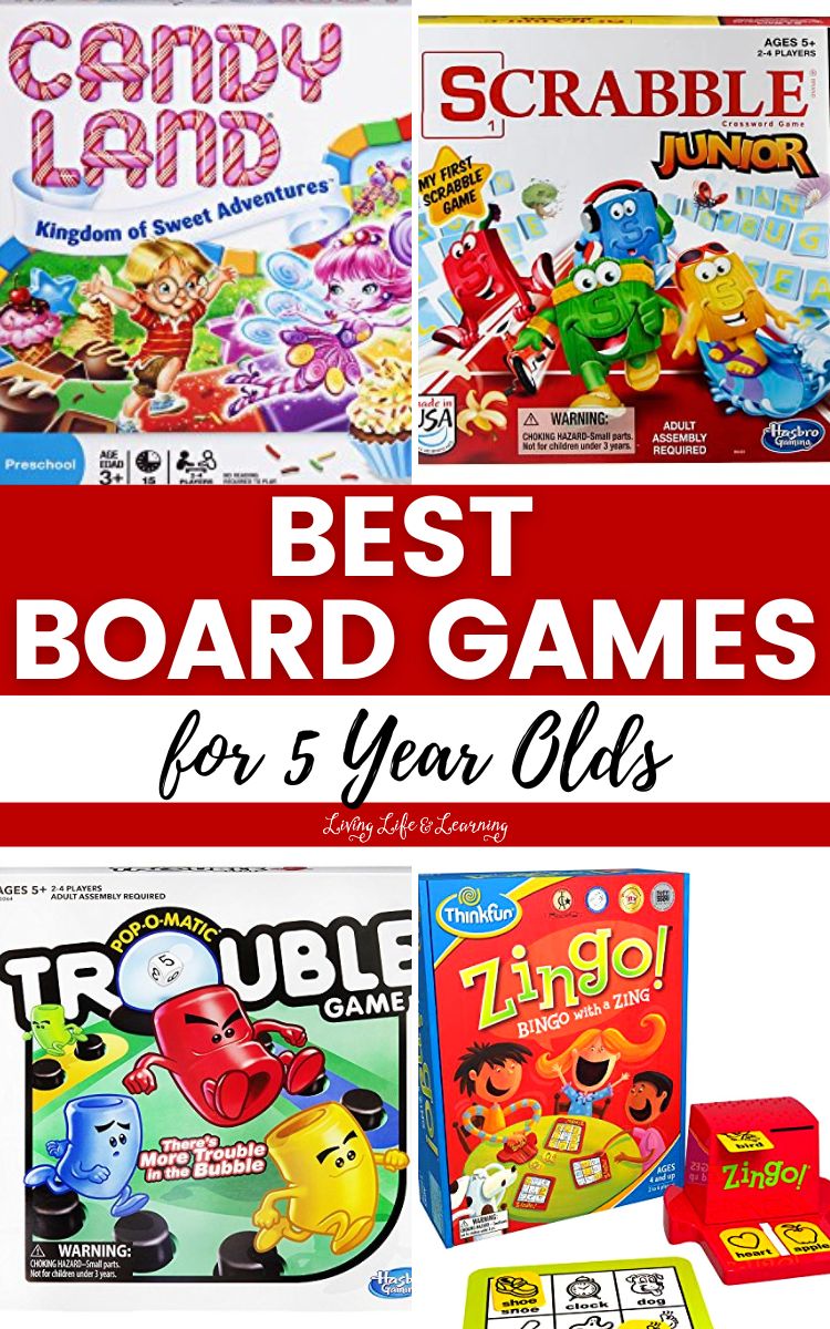 Best Board Games for 5 Year Olds