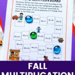 Fall Multiplication Worksheets