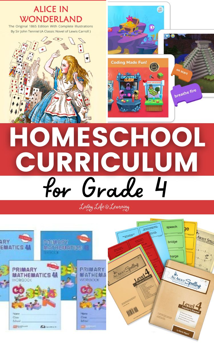 Homeschool Curriculum for Grade 4