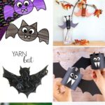 A collage of Bat Crafts for Preschoolers