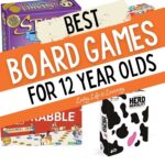 A collage of the Best Board Games for 12 Year Olds