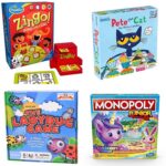 A collage of the Best Board Games for 5 Year Olds