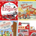 A collage of Firefighter Books for Toddlers