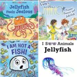 A collage of Jellyfish Books for Kindergarten