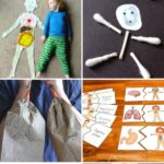 A collage of My Body Activities for Kindergarten