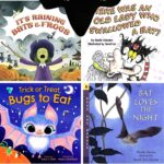 A collage of Preschool Books About Bats